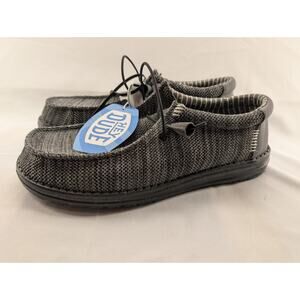 NWT Hey Dude Shoes Wally Stretch Sox in Granite Grey size 12 (NO BOX)